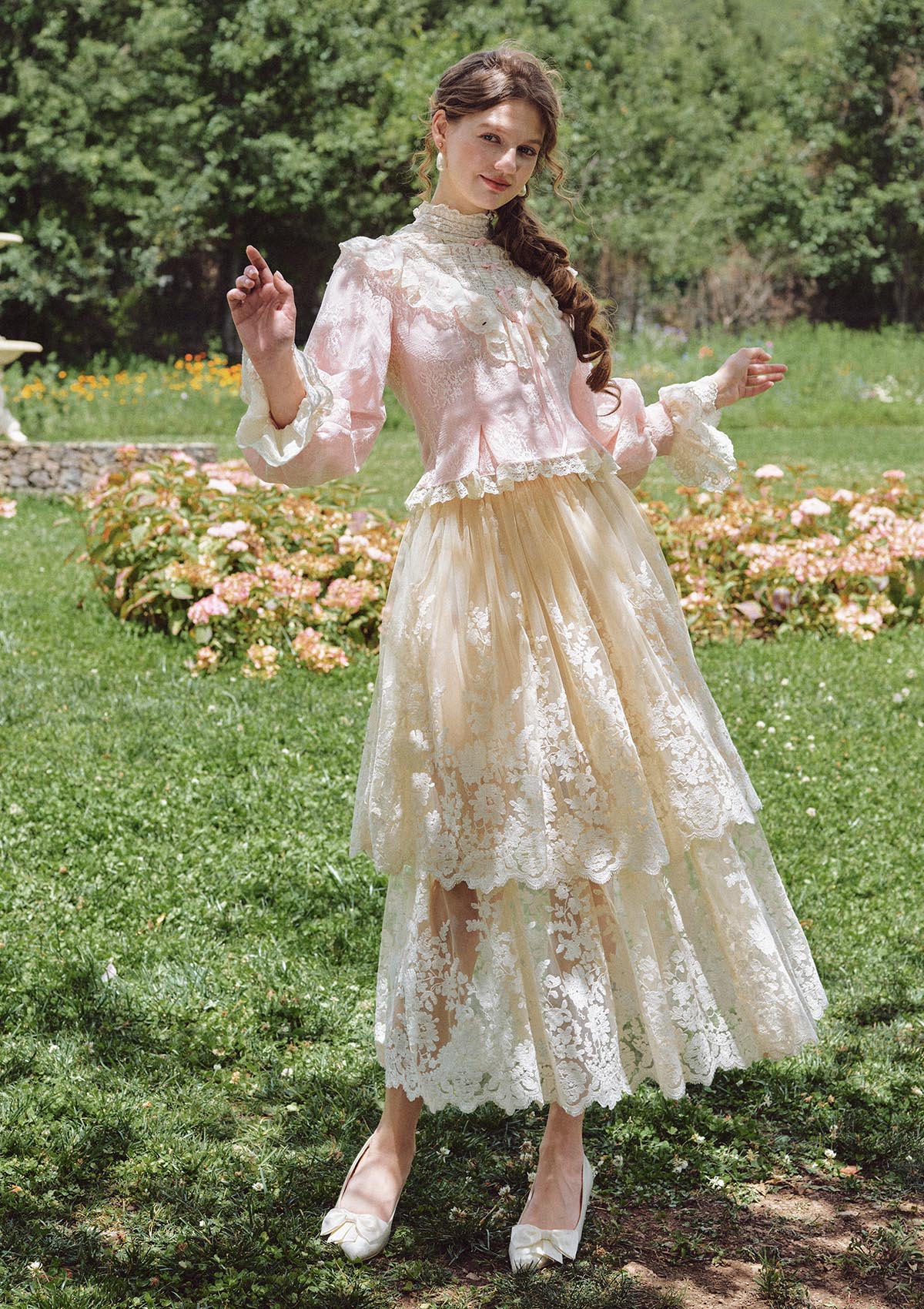 Bourbon Reverie Lace Blouse