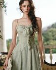 Green Bud Fairy Corset Dress