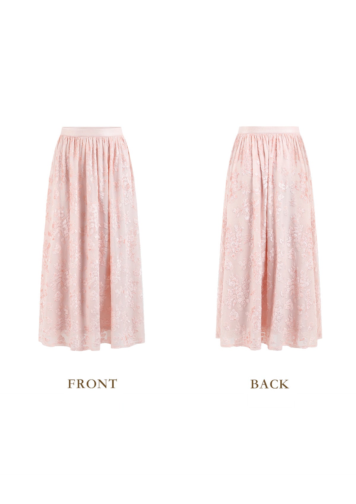 Countryside Florals Velvet Skirt