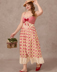 Curve&Plus Picnic with Teddy Dress（Long）
