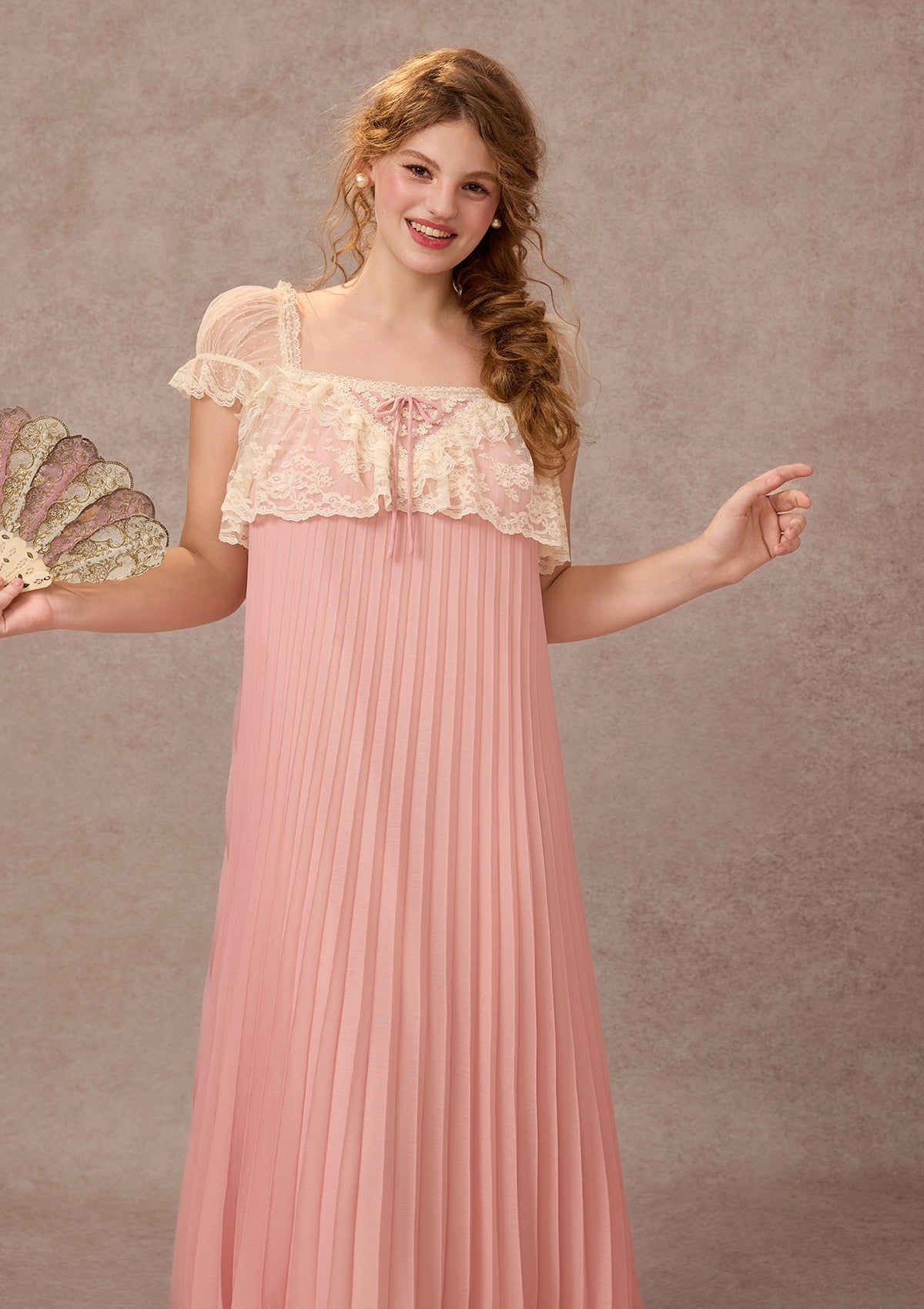 Curve&amp;Plus Honeyed Peach Bloom Dress