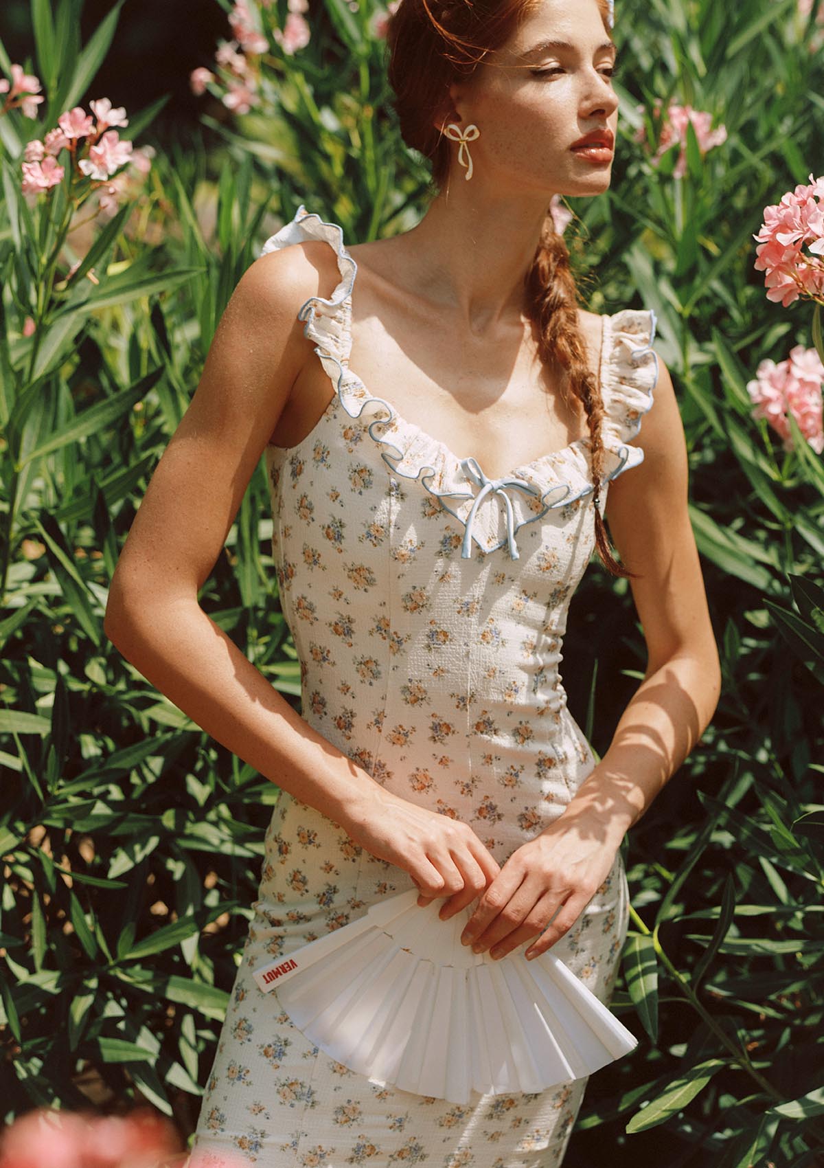 Petite Vase Knit Dress – Blue