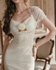 Cream Letter Dress