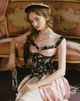 Night Feast Pink Crystal Corset