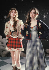 Strawberry Mont Blanc Knit Cardigan