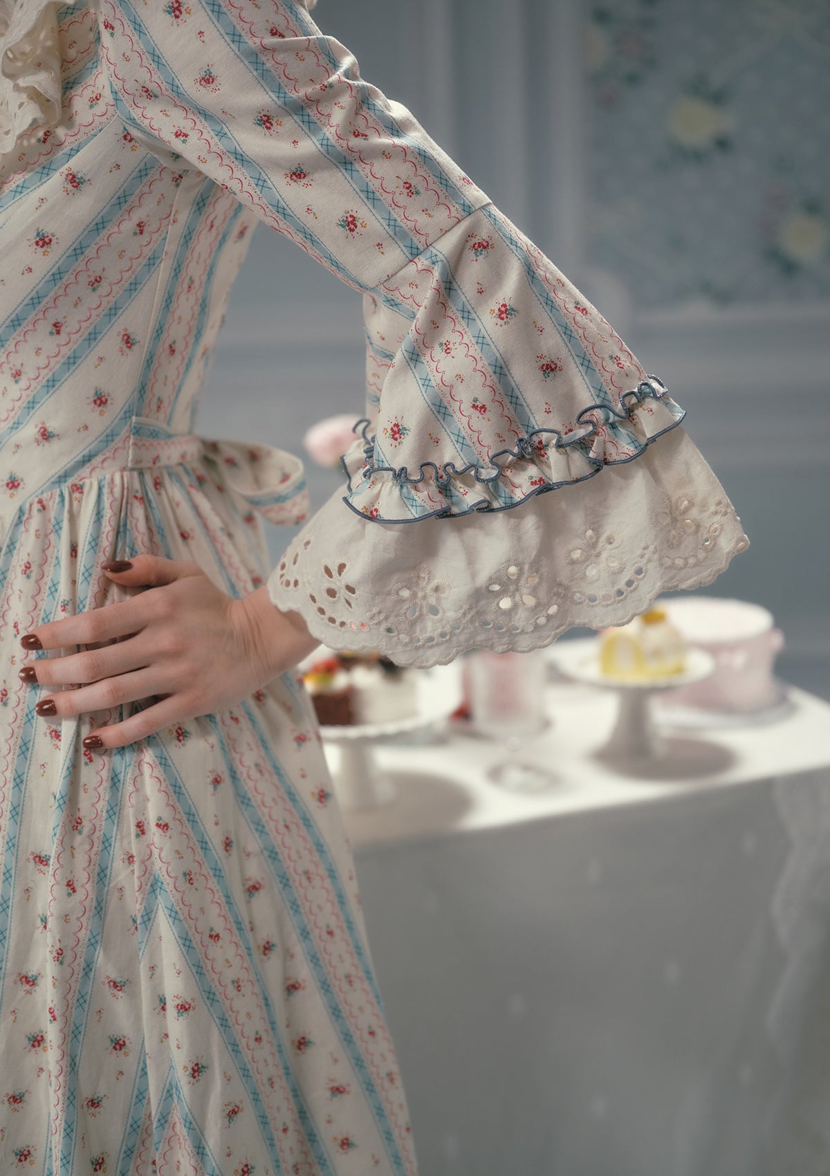Morgen-Versailles-Kleid