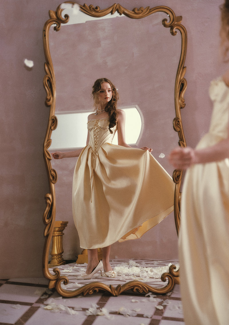 Belle's Gilded Corset Dress In-stock / M Belle's Gilded Corset Dress In-stock / M