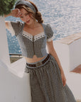 Cottage Girl Diary Navy Skirt