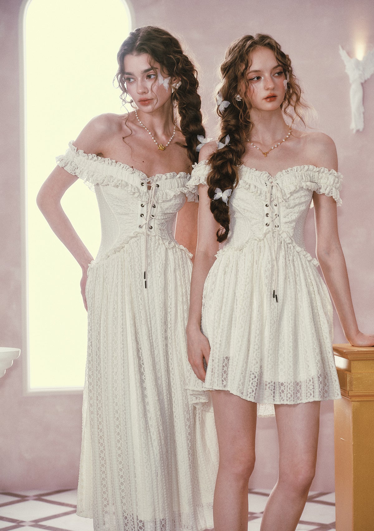 Twin Butterflies Corset Dress（Long）