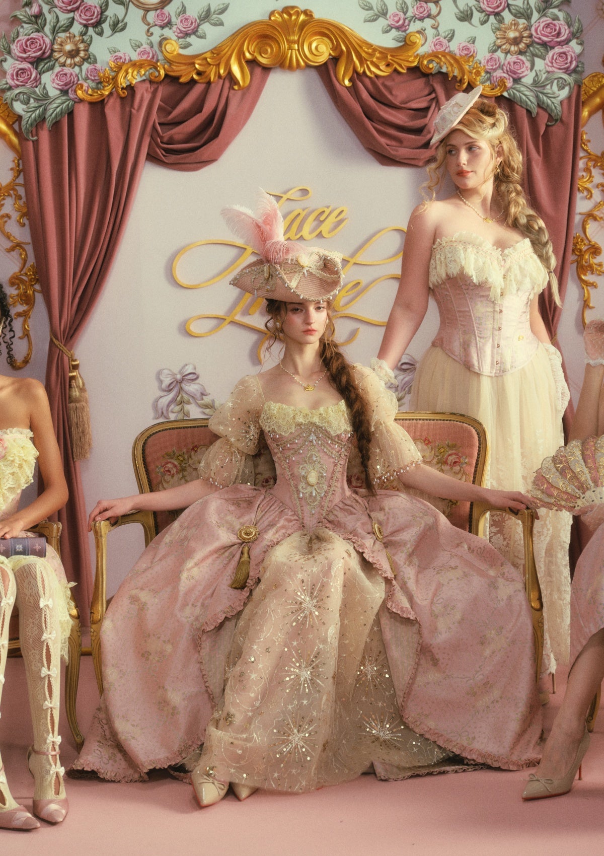 Blush-Gold Era: Crowning Glory Gown