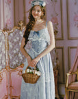 Ice Jade Flower Corset (underbust)