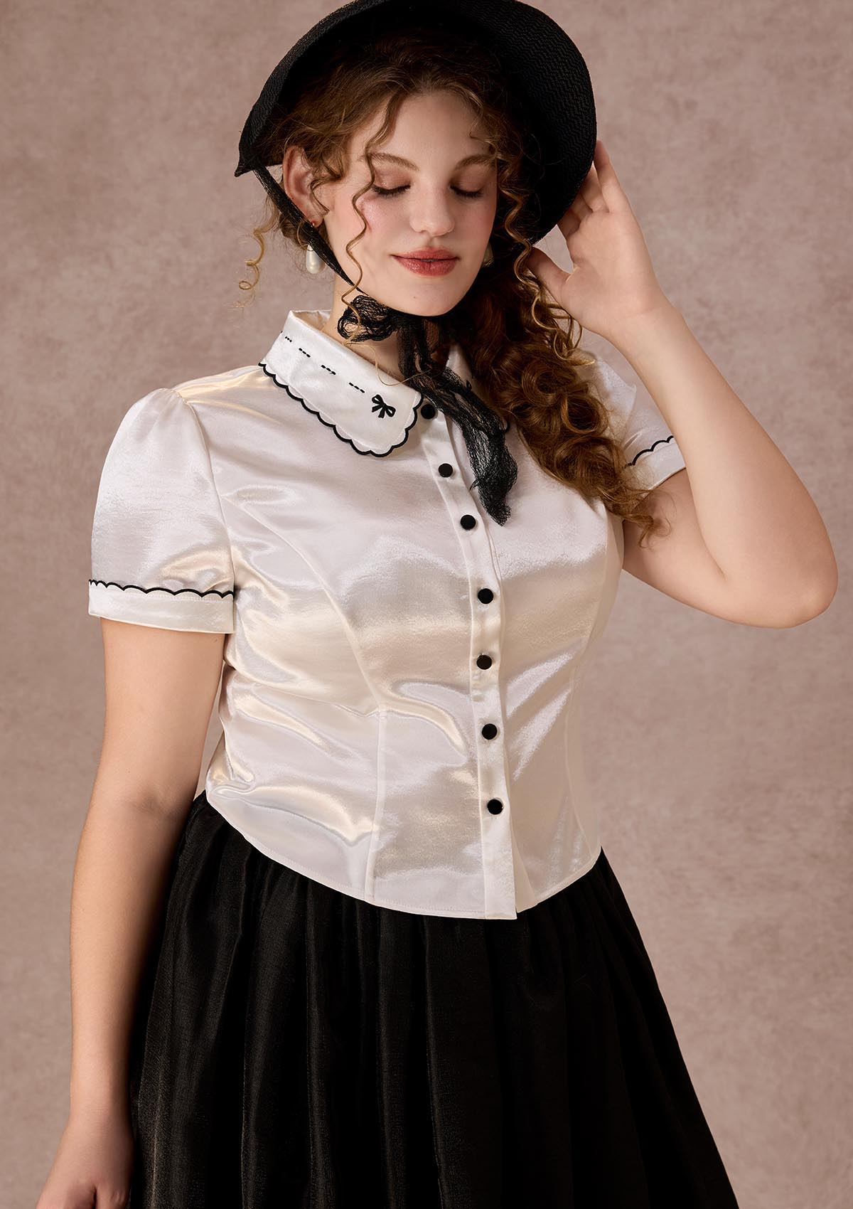 Curve&amp;Plus Beyond Campus Blouse
