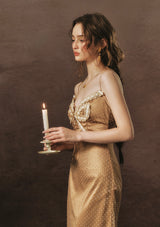 Candlelight Golden Butterfly Dress