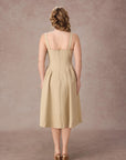 Curve&Plus Cream Tea Trench Dress