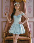 Blue Bud Corset Dress