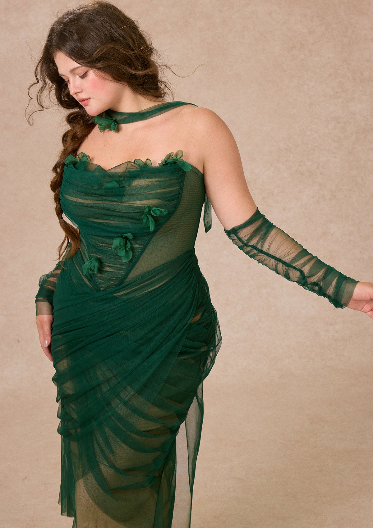 Curve&amp;Plus Forest Muse Dress