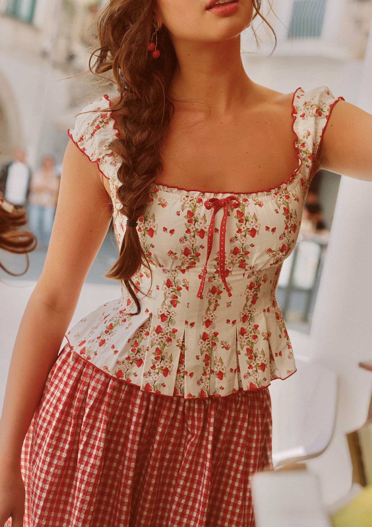 Wildberry Picnic Blouse