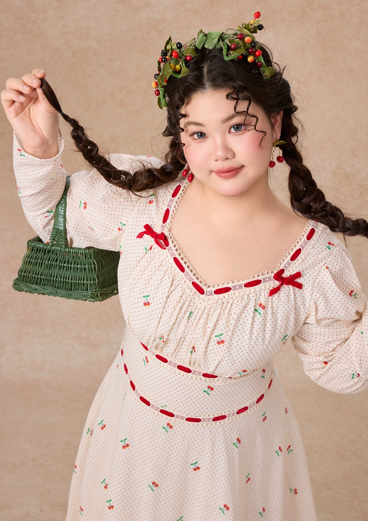 Curve & Plus Cherry Bite Dress