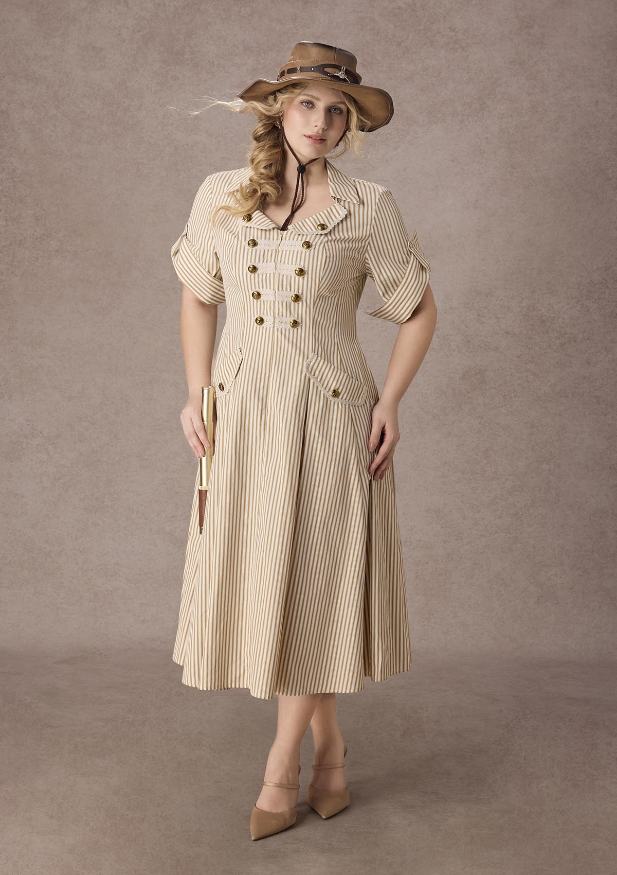 Curve&amp;Plus Napoleon Voyage Dress