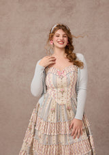 Curve&Plus Strawberry Farm Knit Cardigan（Blue）