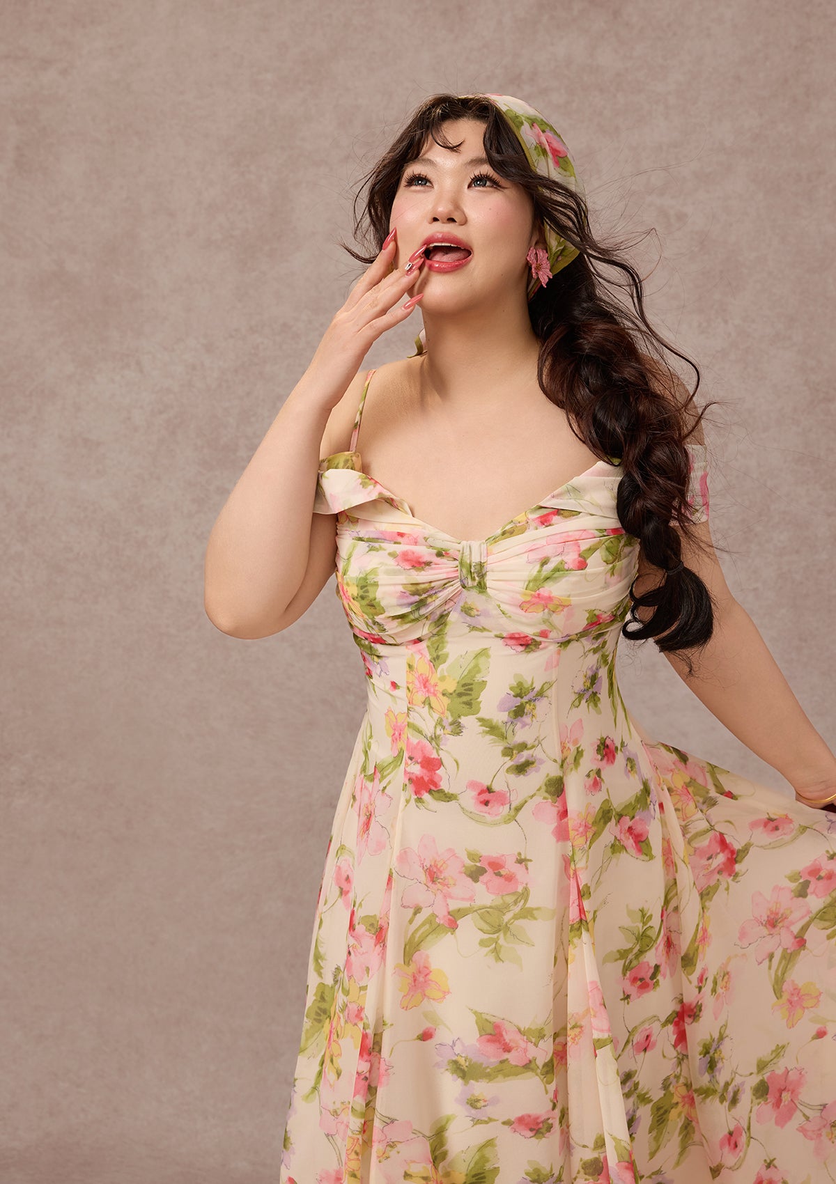 Curve&amp;Plus Spring in Amalfi Dress