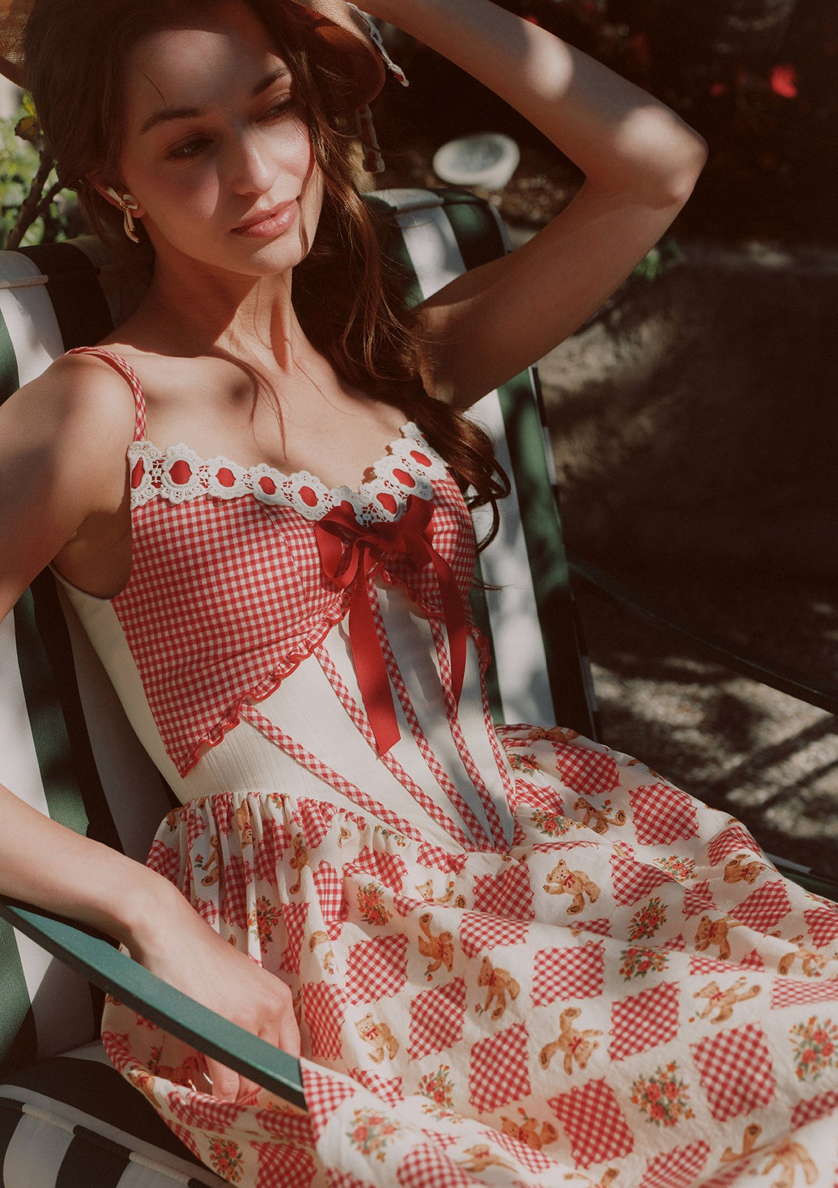 Picnic with Teddy Dress (Long)