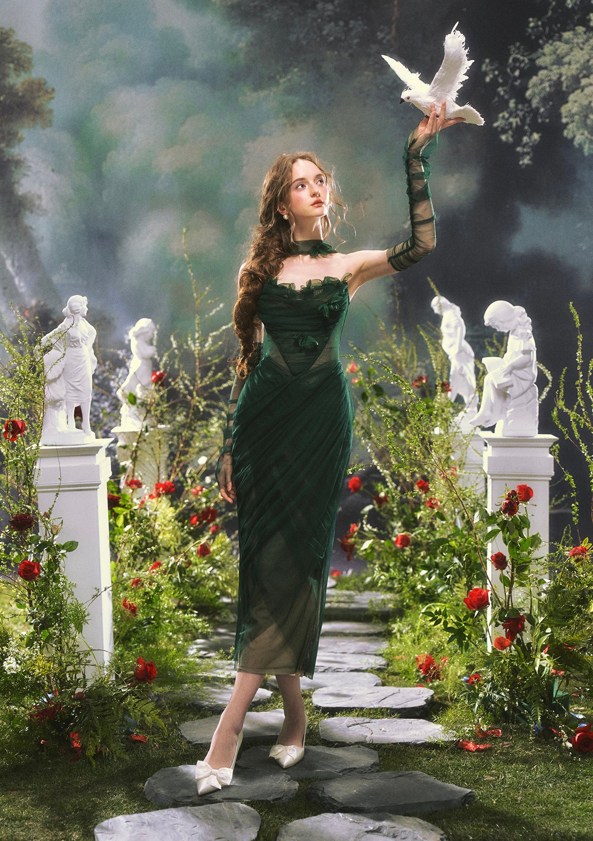 Forest Muse Dress In-stock / XL