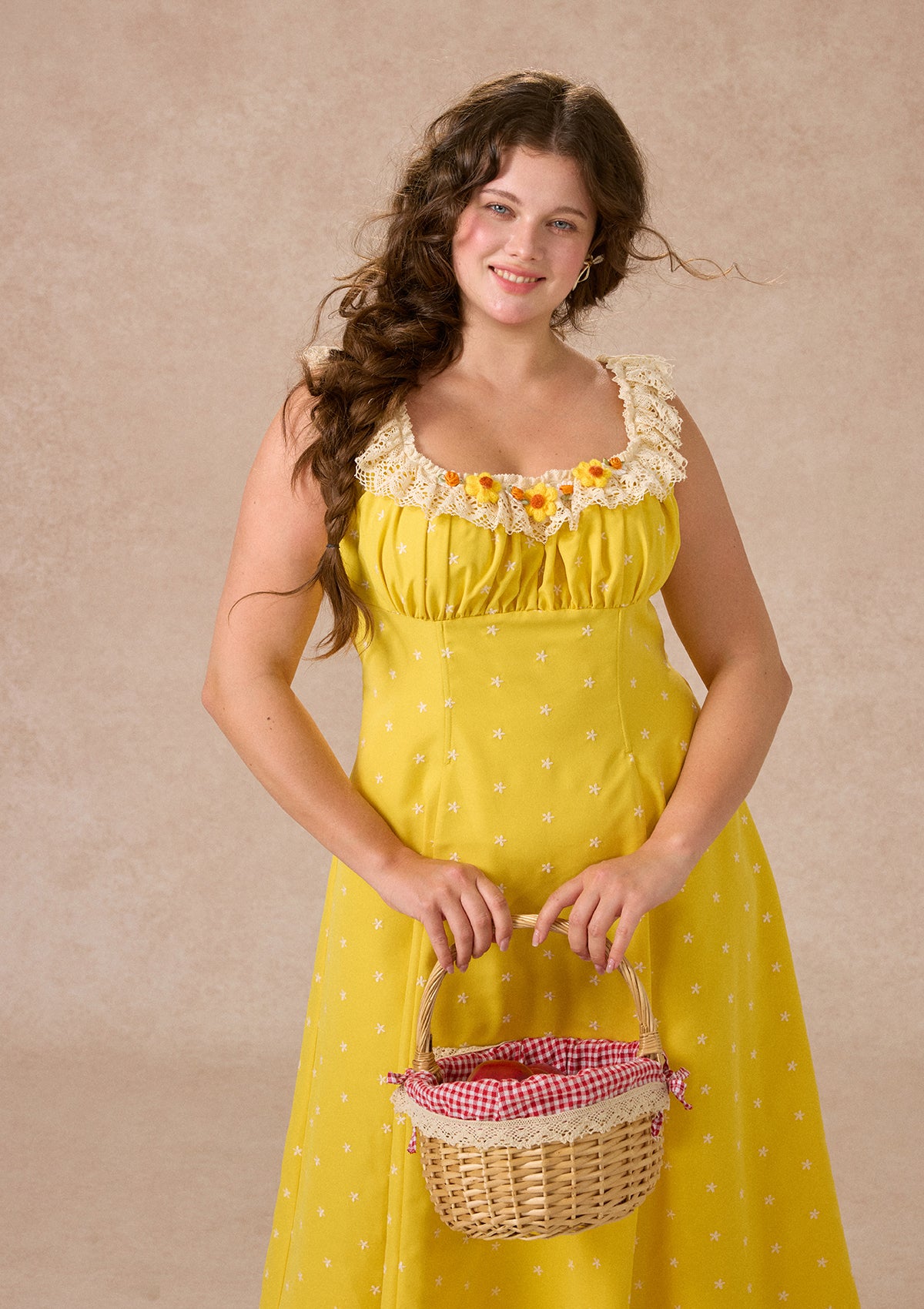 Curve&amp;Plus Little Orange Dress