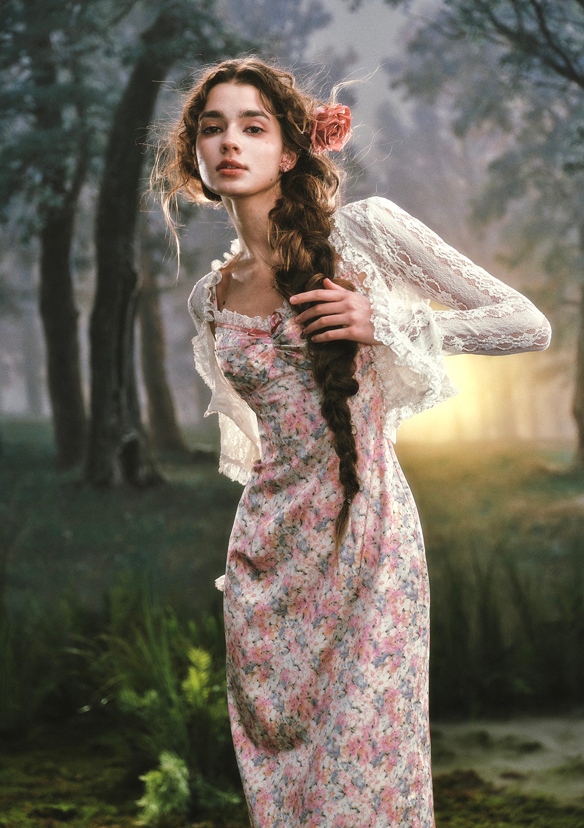 Rose Mist Path Dress – LaceMade