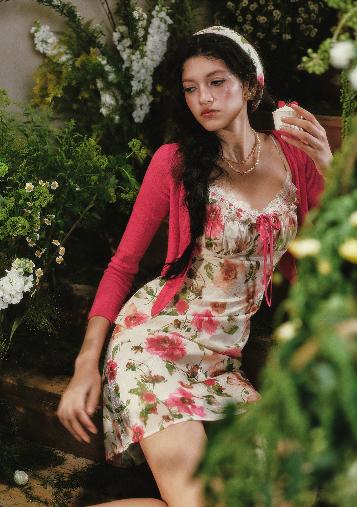 Corn Poppy Cardigan