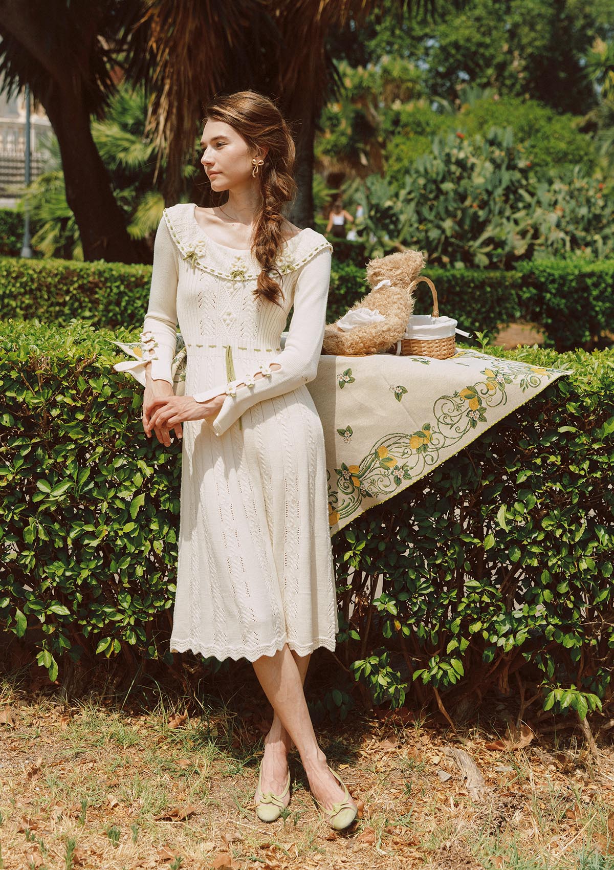 Daisy Bouquet Knit Dress