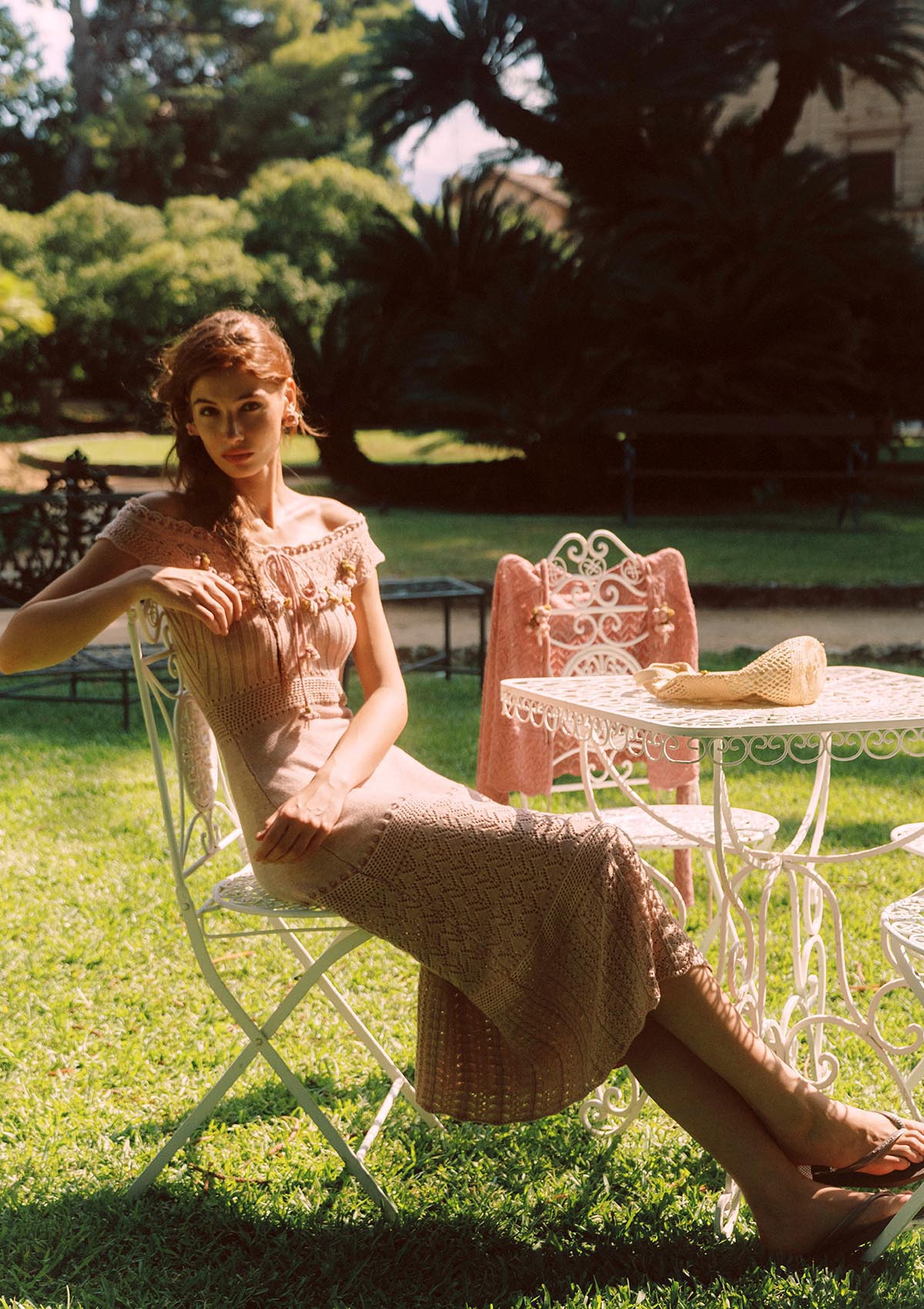 Dewdrop Rose Knit Dress