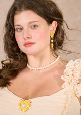 Candlelight Golden Butterfly Earring