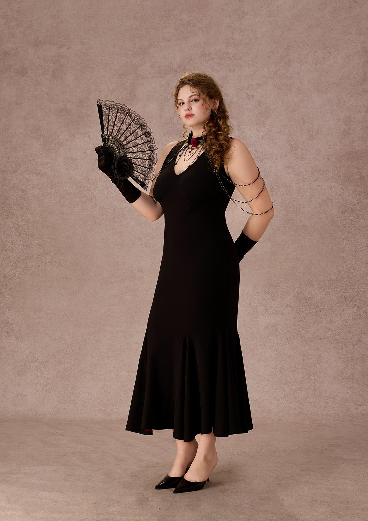 Curve&amp;Plus Crimson Temptation Dress