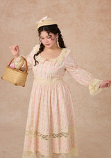 Curve&Plus Honey Flower Notes Dress