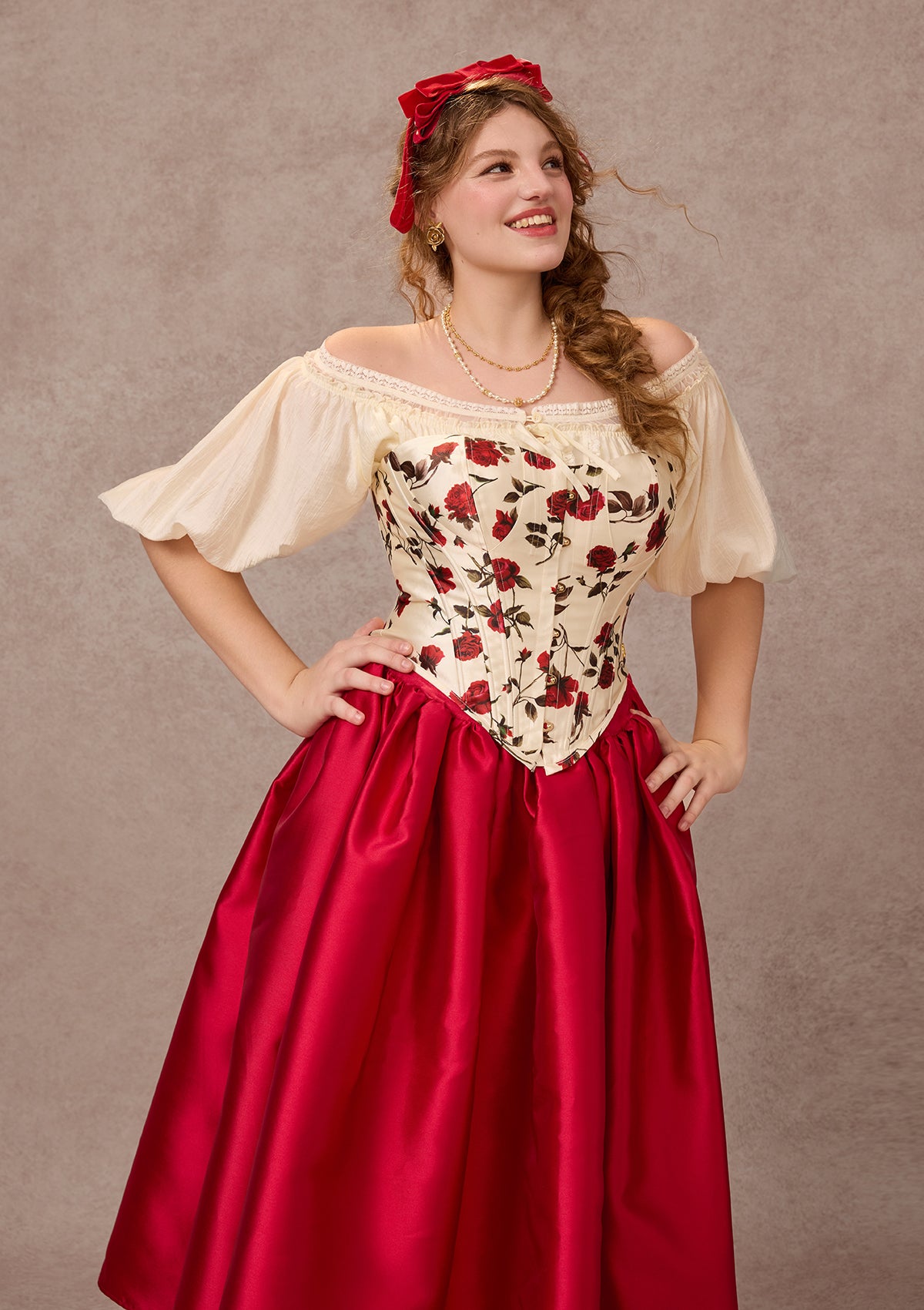 Curve&amp;Plus Rose Heights Skirt