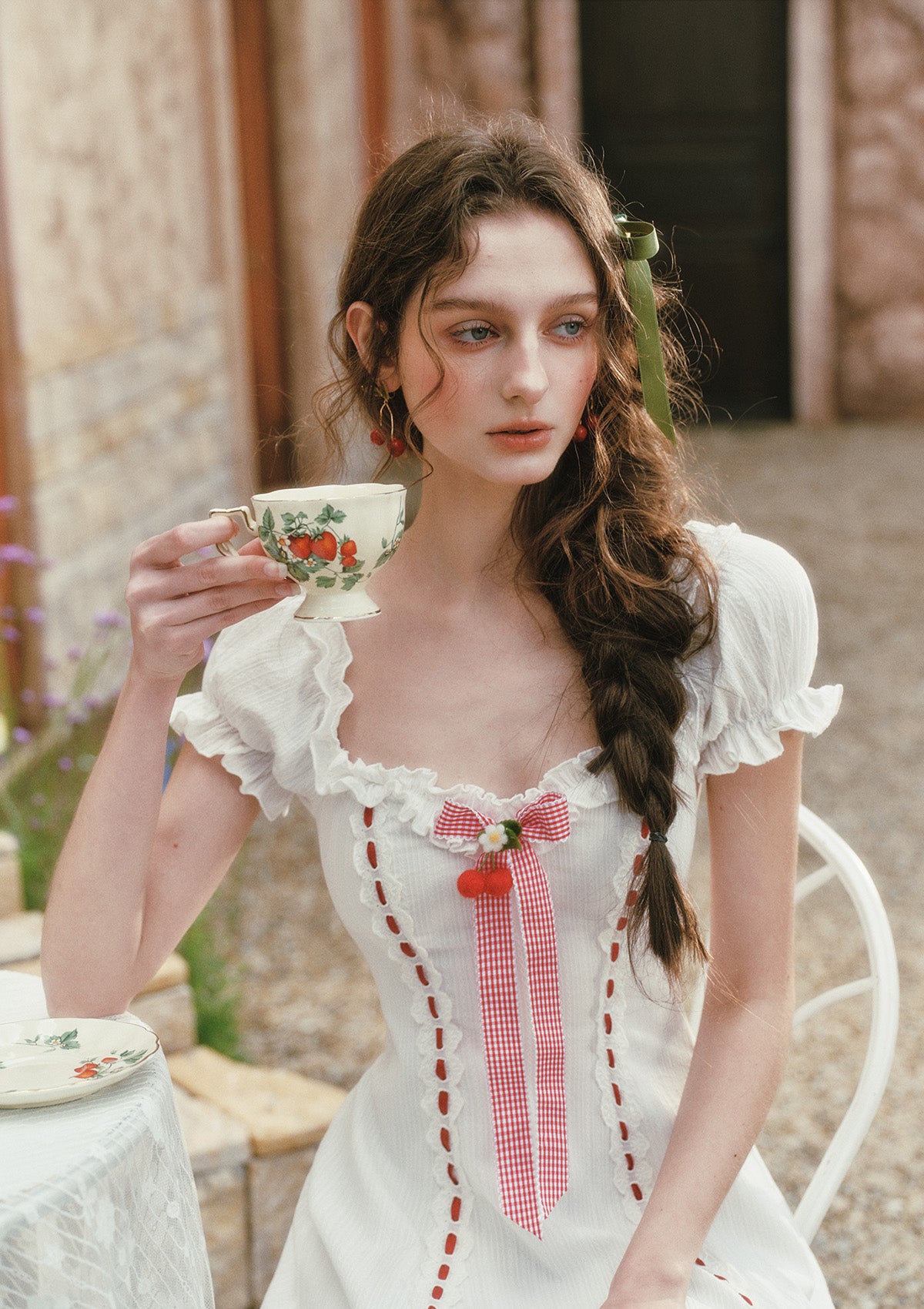 Berry Marie Cat Dress (Long)