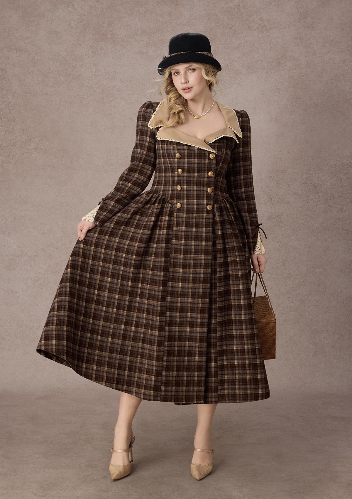 Curve&amp;Plus Oxford Afternoon Coat