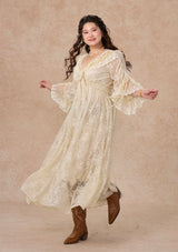 Curve&Plus White Horse Princess Dress