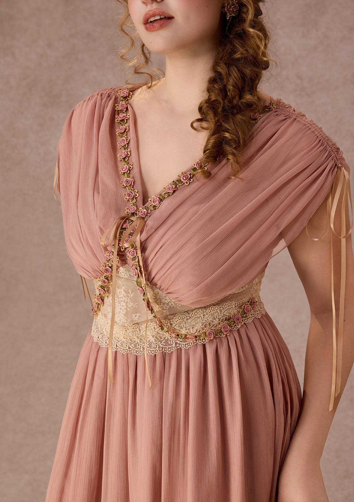 Curve&amp;Plus Rose Olive Dress