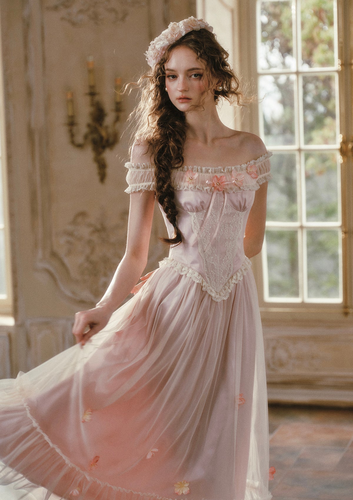 Garden Blossom Tale Corset Dress Pre order / M