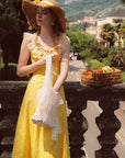 Kleines oranges Kleid