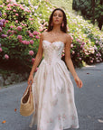 Lacemade romantic floral dress for wedding guests or bridal showers