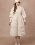 Curve&Plus Warrior II Down Puffer Coat — White