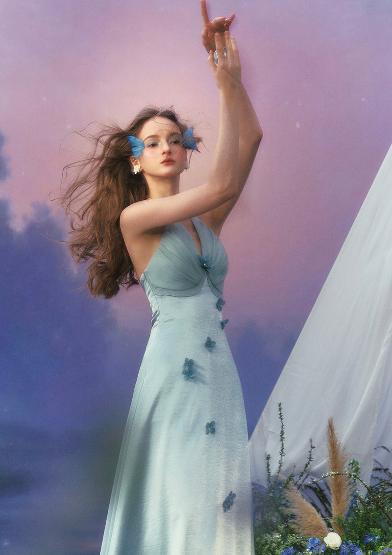 Butterfly Pearl Dress S / Pre-order Butterfly Pearl Dress S / Pre-order