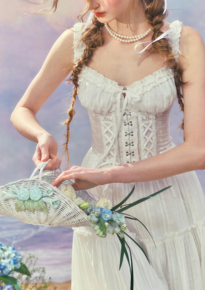 White Dream Tide Corset Dress