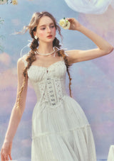 White Dream Tide Corset Dress