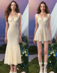 Lacemade "Siren's Song" dress in both mini and tea length versions