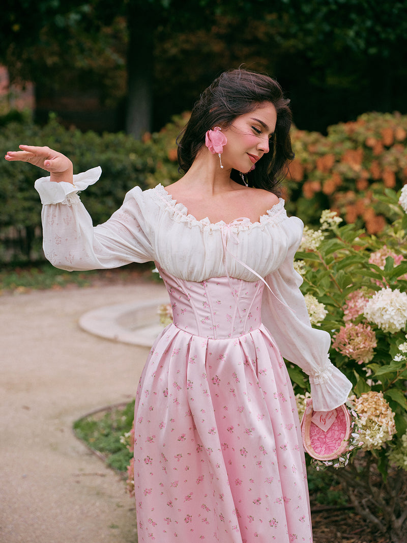 Rose Movement Corset Dress