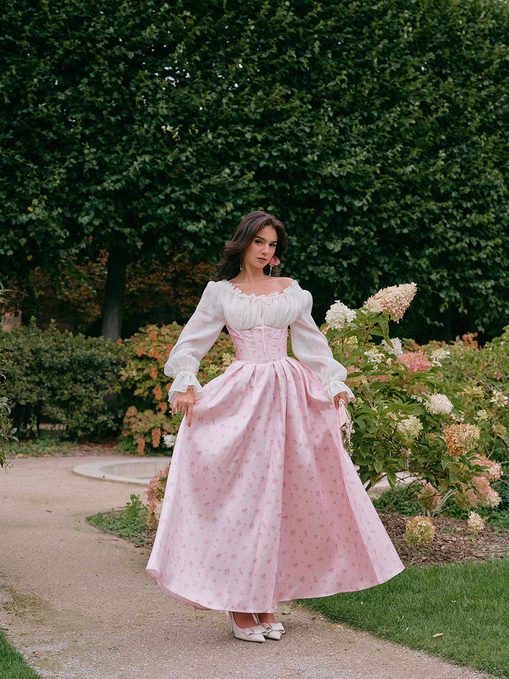 Rose Movement Corset Dress